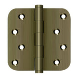Deltana DSB4R5-RZ 4" x 4" 5/8" Radius Corner Door Hinge