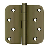 Deltana DSB4R5-RZ 4" x 4" 5/8" Radius Corner Door Hinge