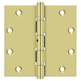 Deltana DSB55NB 5" x 5" NRP Square Corner Ball Bearing Door Hinge