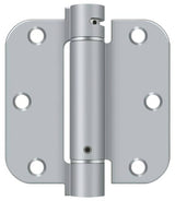 Deltana DSH35R5 3-1/2" x 3-1/2" NRP Spring Hinge with 5/8" Radius Corner - Sold Each