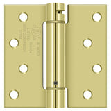 Deltana DSH44 4" x 4" NRP Square Corner Spring Hinge
