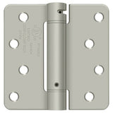 Deltana DSH4R4 4" x 4" NRP Spring Hinge with 1/4" Radius Corner - Sold Each