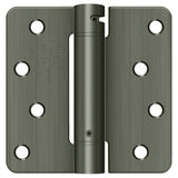 Deltana DSH4R4 4" x 4" NRP Spring Hinge with 1/4" Radius Corner - Sold Each