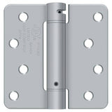 Deltana DSH4R4 4" x 4" NRP Spring Hinge with 1/4" Radius Corner - Sold Each