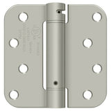 Deltana DSH4R5 4" x 4" NRP Spring Hinge with 5/8" Radius Corner - Sold Each