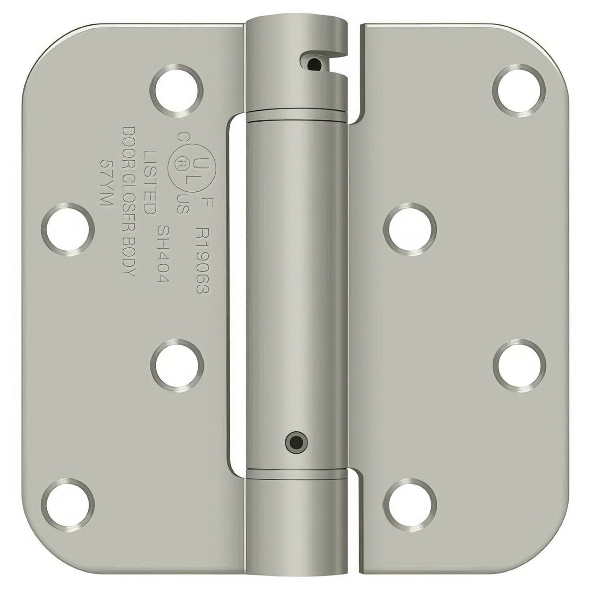 Deltana DSH4R5BM 4" x 4" NRP Spring Hinge with 5/8" Radius Corner - Sold Each