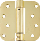 Deltana DSH4R5 4" x 4" NRP Spring Hinge with 5/8" Radius Corner - Sold Each