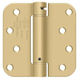 Deltana DSH4R5 4" x 4" NRP Spring Hinge with 5/8" Radius Corner - Sold Each