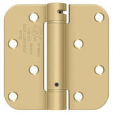 Deltana DSH4R5BM 4" x 4" NRP Spring Hinge with 5/8" Radius Corner - Sold Each