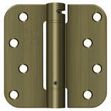 Deltana DSH4R5 4" x 4" NRP Spring Hinge with 5/8" Radius Corner - Sold Each