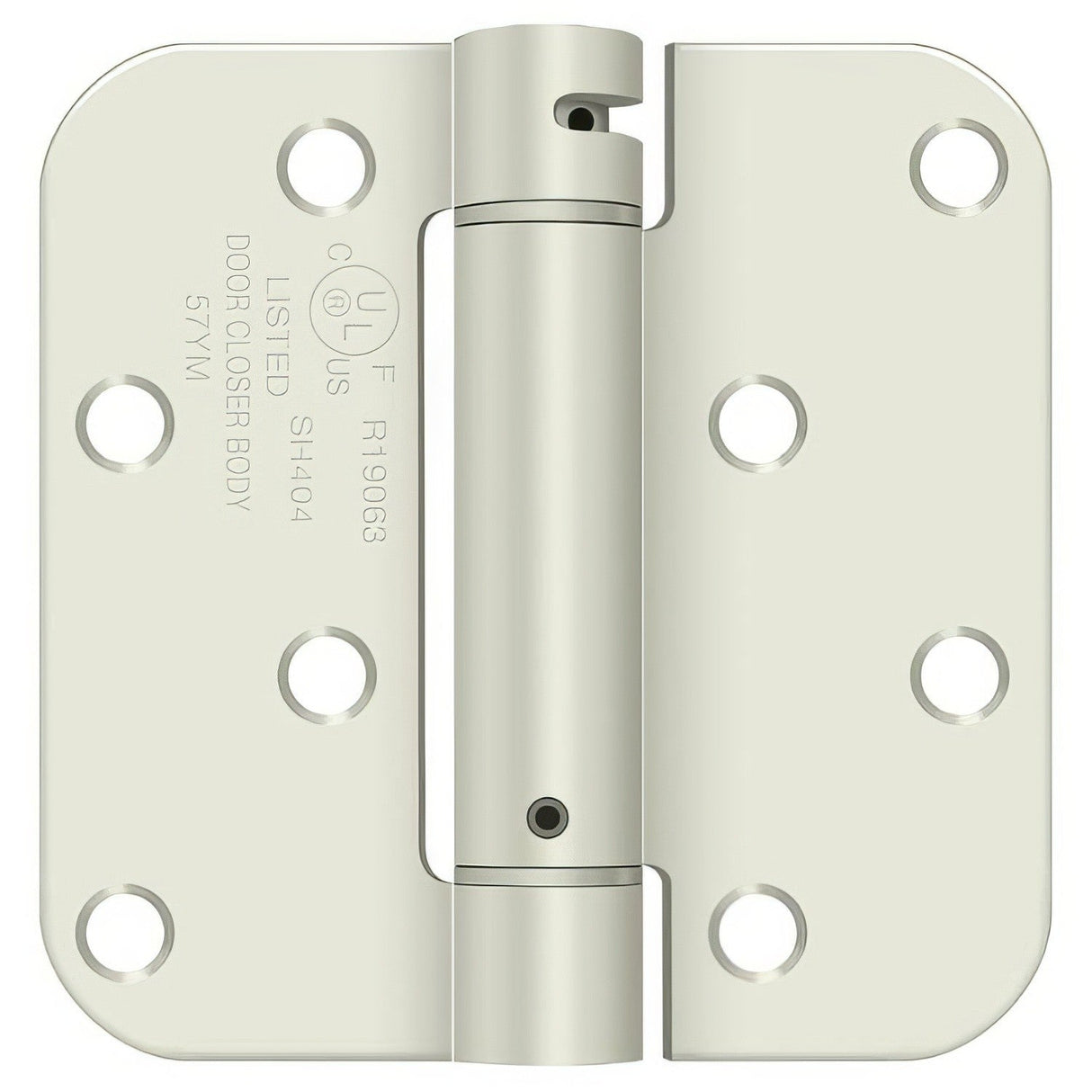 Deltana DSH4R5BM 4" x 4" NRP Spring Hinge with 5/8" Radius Corner - Sold Each