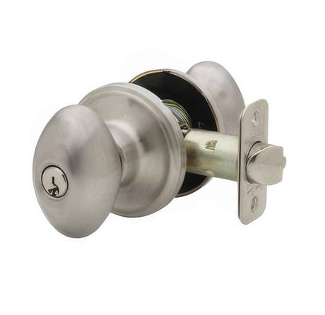 Copper Creek EK2040 Egg Style Keyed Entry Door Knob