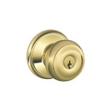 Schlage F51A-GEO F-Series Georgian Single Cylinder Panic Proof Keyed Entry Door Knob