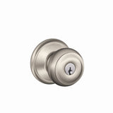 Schlage F51A-GEO F-Series Georgian Single Cylinder Panic Proof Keyed Entry Door Knob
