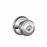 Schlage F51A-GEO F-Series Georgian Single Cylinder Panic Proof Keyed Entry Door Knob