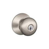 Schlage F51A-PLY F-Series Plymouth Single Cylinder Keyed Entrance Lock Door Knob