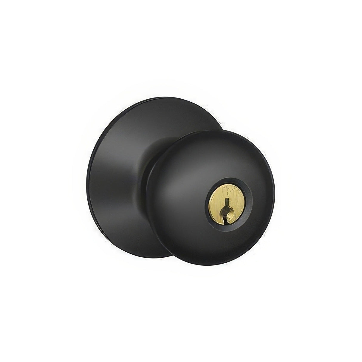 Schlage F51A-PLY F-Series Plymouth Single Cylinder Keyed Entrance Lock Door Knob