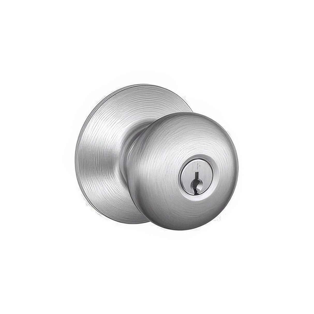 Schlage F51A-PLY F-Series Plymouth Single Cylinder Keyed Entrance Lock Door Knob