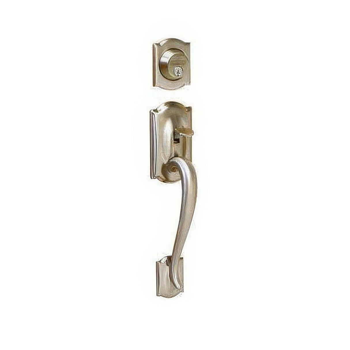 Schlage F62-CAM-GEO F-Series Camelot Double Cylinder Handleset