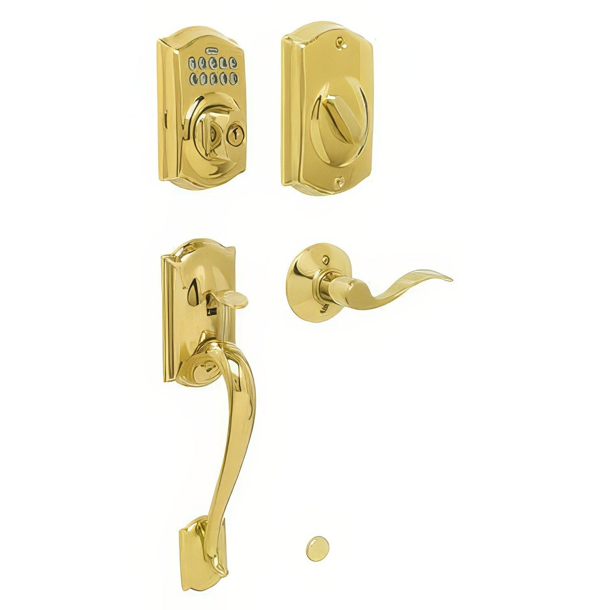Schlage FE365-CAM-ACC-LH Camelot Left Hand Electronic Handleset