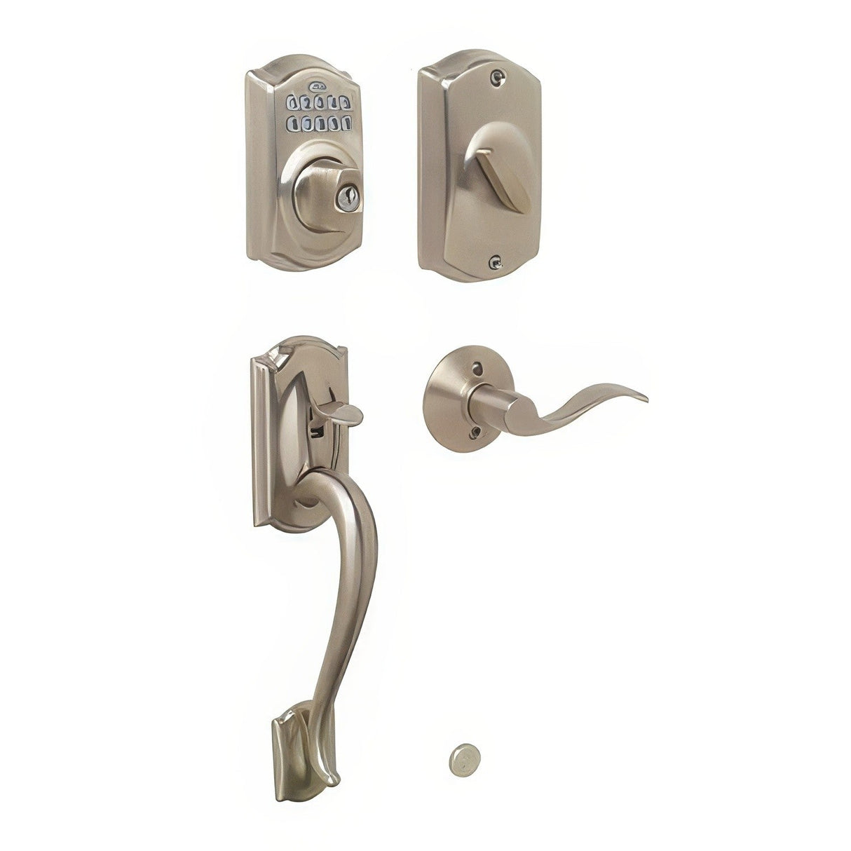 Schlage FE365-CAM-ACC-LH Camelot Left Hand Electronic Handleset