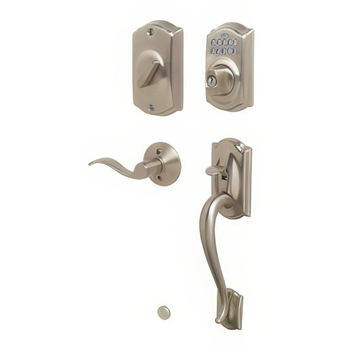 Schlage FE365-CAM-ACC-RH Camelot Right Hand Electronic Handleset