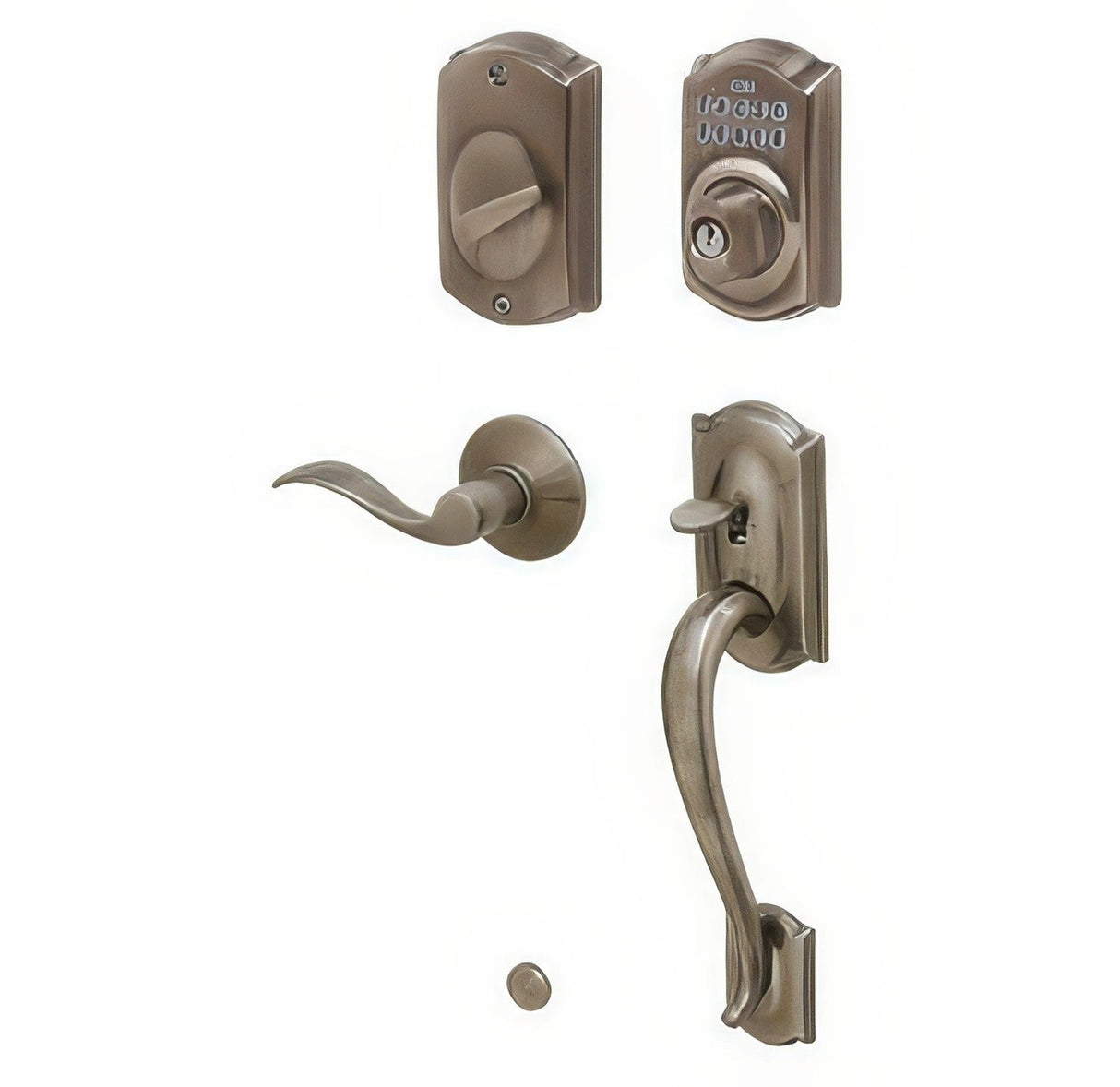 Schlage FE365-CAM-ACC-RH Camelot Right Hand Electronic Handleset