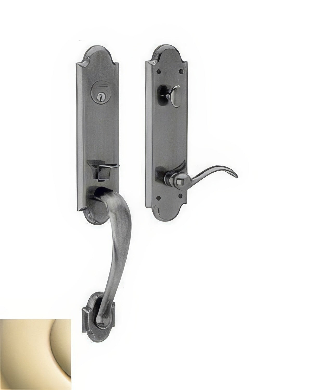 Baldwin M512.RENT Boulder Right Hand Single Cylinder Mortise Entry Handleset