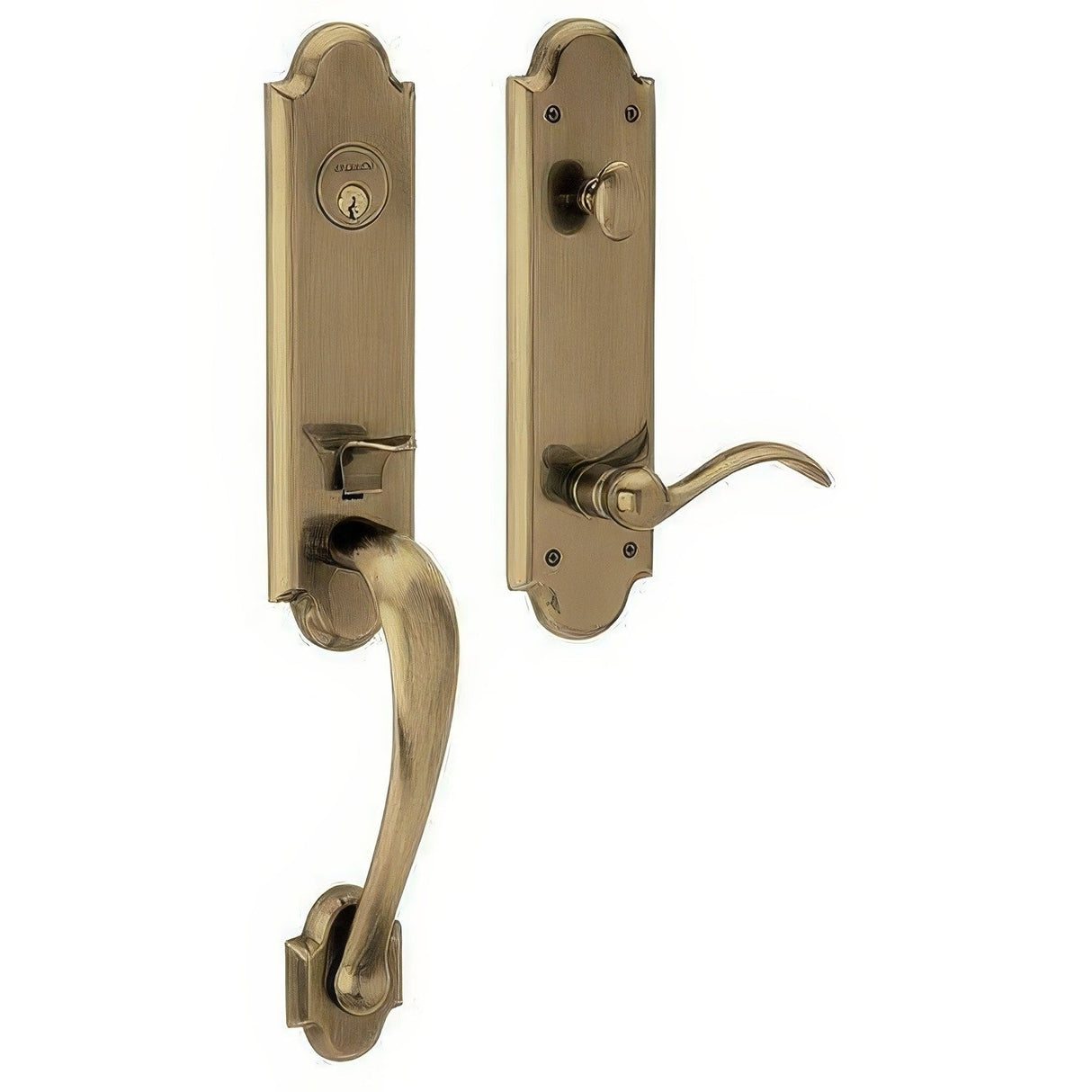 Baldwin M512.RENT Boulder Right Hand Single Cylinder Mortise Entry Handleset