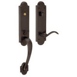 Baldwin M512.LENT Boulder Single Cylinder Left Hand Keyed Entry Mortise Lock Lever Handleset Trim