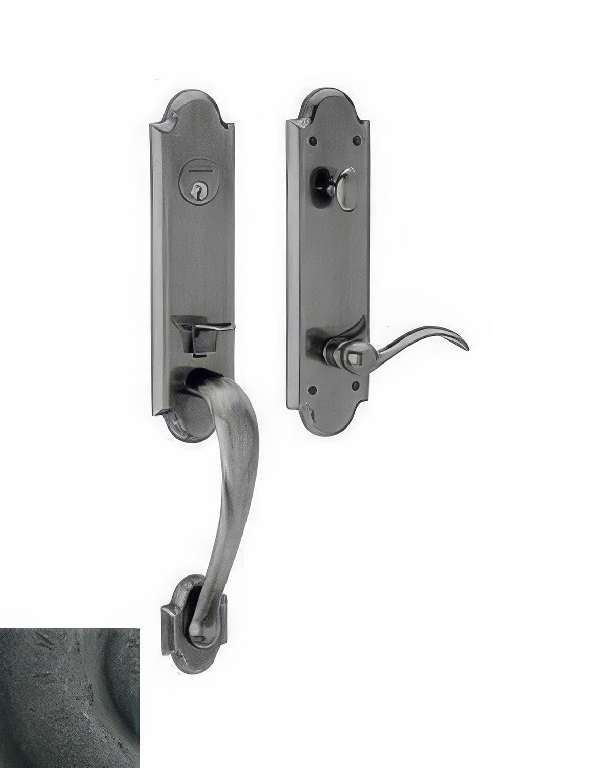Baldwin M512.RENT Boulder Right Hand Single Cylinder Mortise Entry Handleset