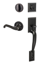 Sure-Loc Hardware MA507-SG-LH Madison Handleset with Sage Lever Left Hand Handleset Trim