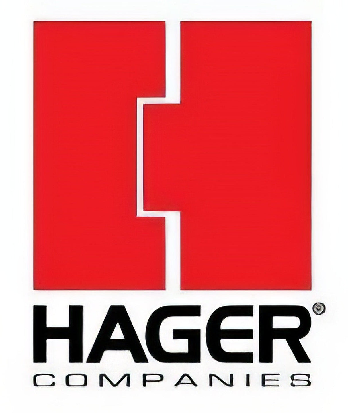 Hager RC17414 4" x 4" 1/4" Radius Full Mortise Residential Plain Bearing Hinge