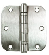 Hager RCBB154231232D58 3.5 X 3.5 Full Mortise Residential Duty 5/8" Radius Corner Ball Bearing Hinge