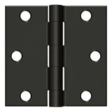 Deltana S33-R 3" x 3" Square Corner Door Hinge