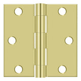Deltana S33U-R 3" x 3" Square Corner Door Hinge