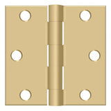 Deltana S33-R 3" x 3" Square Corner Door Hinge