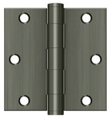 Deltana S35HD 3-1/2" x 3-1/2" Square Corner Door Hinge