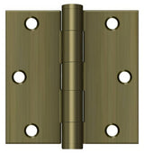 Deltana S35HD 3-1/2" x 3-1/2" Square Corner Door Hinge