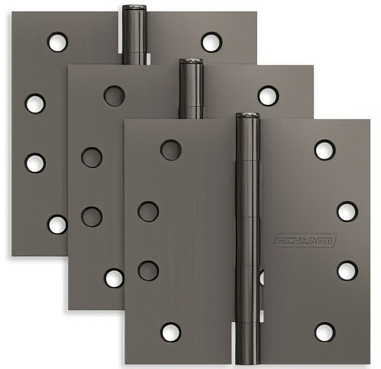 Ives S3P1020FRP 4" x 4" Square Corner Plain Bearing Mortise Hinges