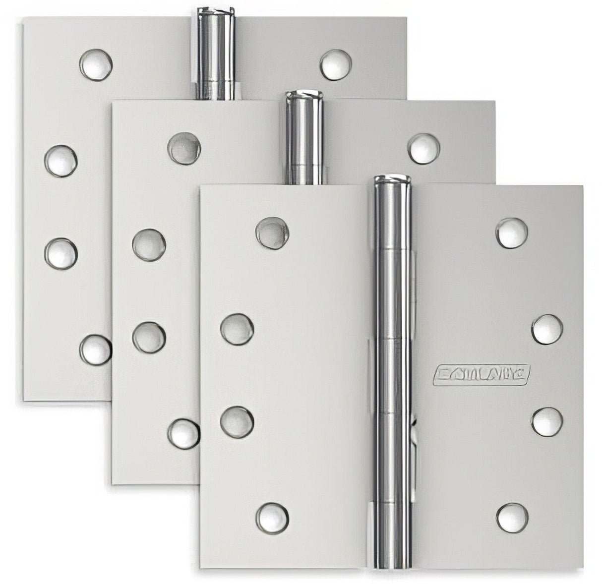 Ives S3P1020FRP 4" x 4" Square Corner Plain Bearing Mortise Hinges