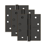 Ives S3P1020FRP 4" x 4" Square Corner Plain Bearing Mortise Hinges