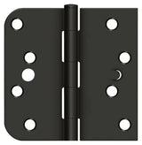 Deltana S44058TT-LH 4" x 4" 5/8" Radius Corner Door Hinge