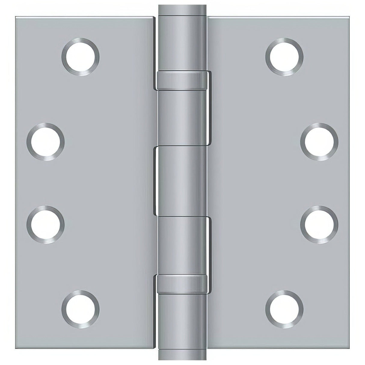 Deltana S44HDBB 4" x 4" Square Corner Ball Bearing Door Hinge