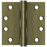 Deltana S44HDBB 4" x 4" Square Corner Ball Bearing Door Hinge