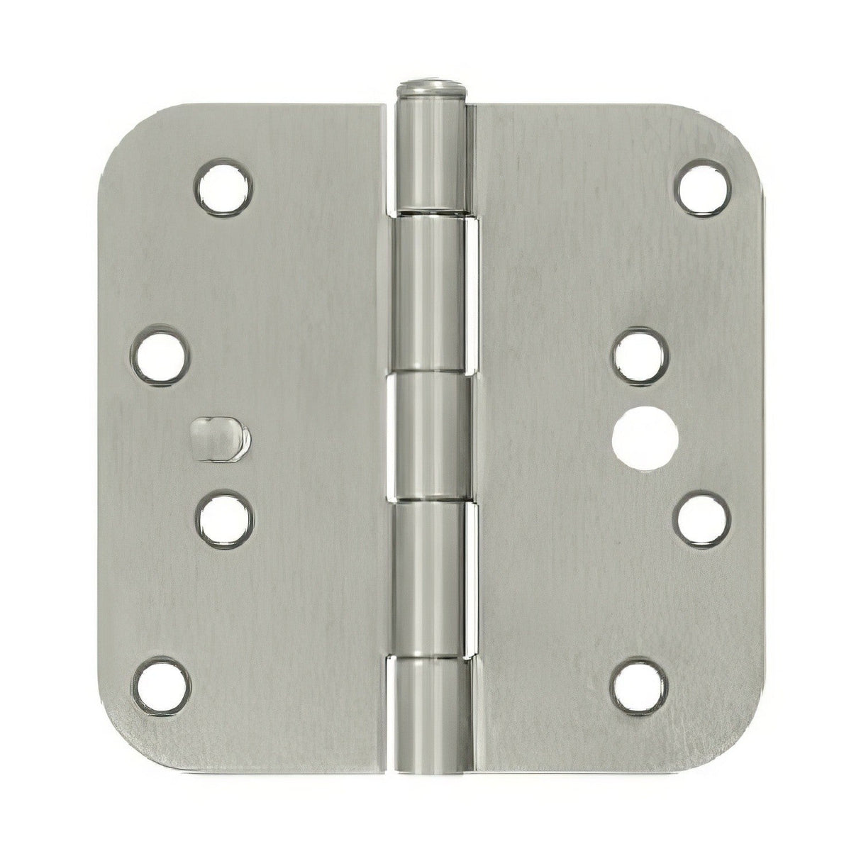 Deltana S44R5 4" x 4" x 5/8" Security Radius Steel Door Hinge