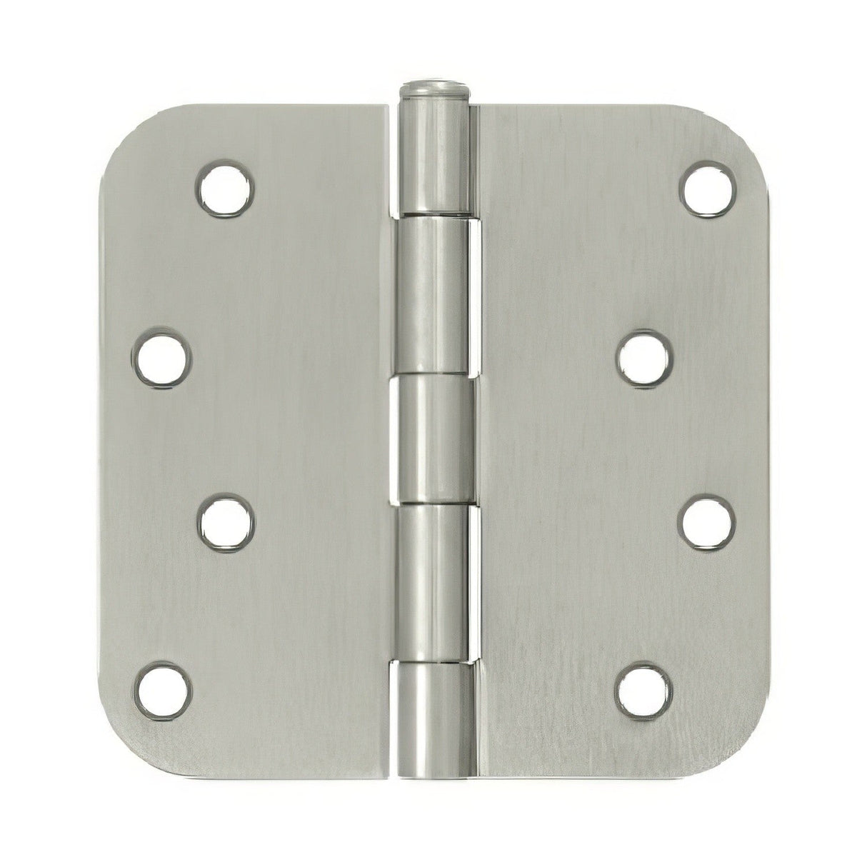 Deltana S44R5 4" x 4" Plain Bearing 5/8" Radius Corner Door Hinge - Pair