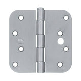 Deltana S44R5 4" x 4" x 5/8" Security Radius Steel Door Hinge
