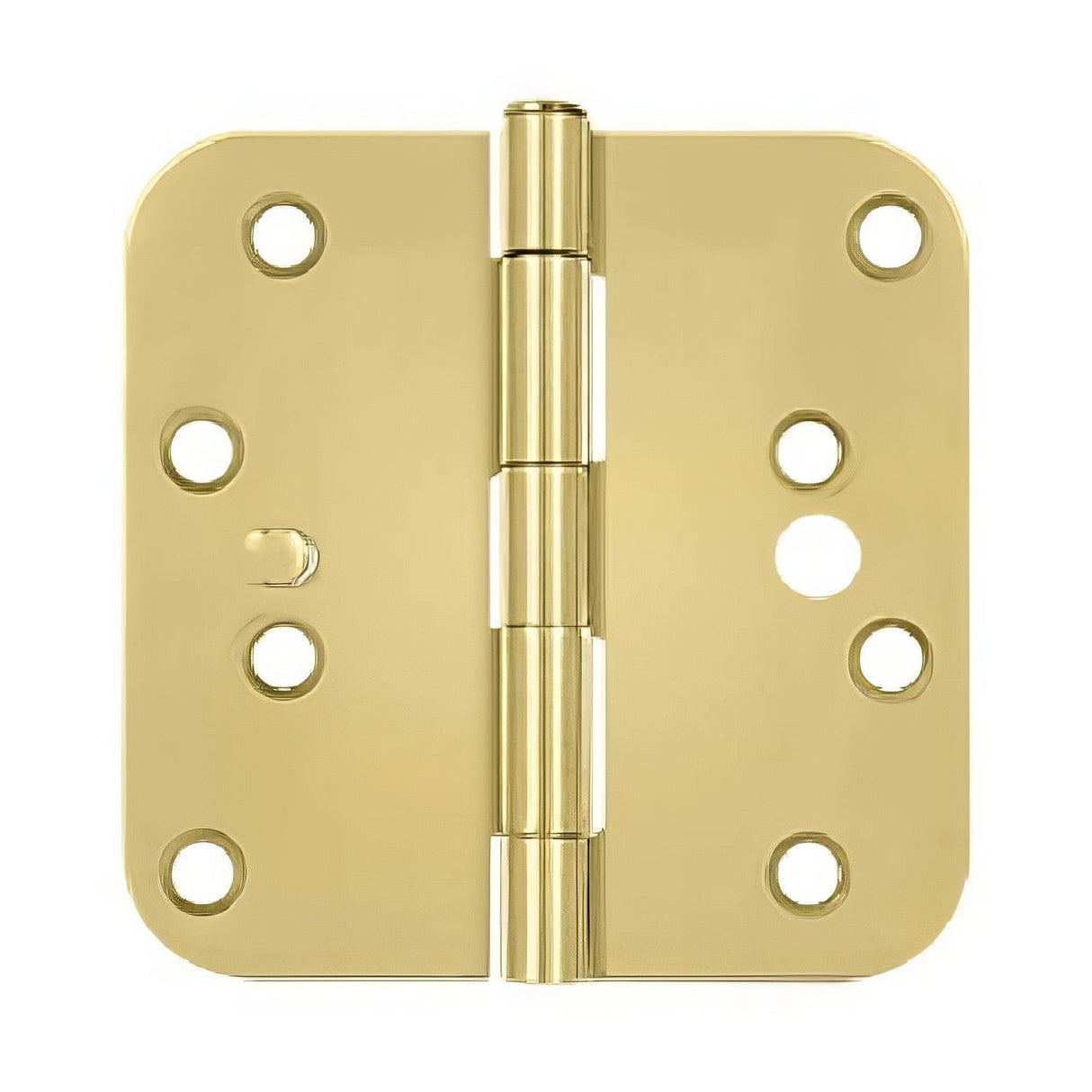 Deltana S44R5 4" x 4" x 5/8" Security Radius Steel Door Hinge