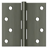 Deltana S44U-R 4" x 4" Square Corner Door Hinge